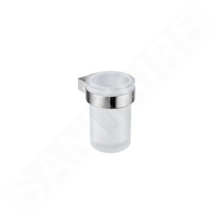 Jika Pure - Verre avec support, chrome/verre dépoli H3823B10040001