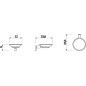 Jika Basic - Porte-savon, chrome/verre dépoli H3833A10040001