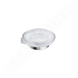 Jika Pure - Porte-savon, chrome/verre dépoli H3833B10040001