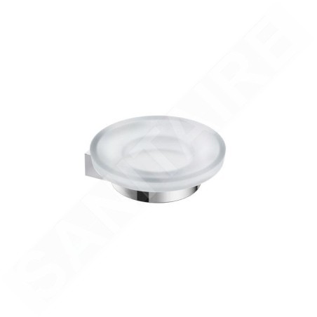 Jika Pure - Porte-savon, chrome/verre dépoli H3833B10040001