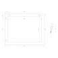 Sapho Miroirs - Miroir Corona dans un cadre, 728x928 mm, champagne NL720 Sapho Miroirs - Miroir Corona dans un cadre, 728x928 mm, champagne NL720
