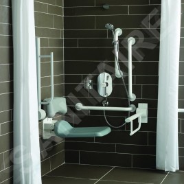 Ideal Standard Contour 21 - Barre d’appui à rabattement, bleu S636036