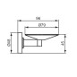 Ideal Standard IOM - Porte-savon, avec adaptation anti-vandalisme, chrome A9129AA