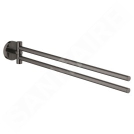 Grohe Essentials - Porte-serviettes, graphite foncé 40371A01