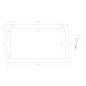 Sapho Miroirs - Miroir Corona dans un cadre, 628x1028 mm, champagne NL721 Sapho Miroirs - Miroir Corona dans un cadre, 628x1028 mm, champagne NL721