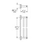 Grohe Essentials - Porte-serviettes à deux bras, nickel brossé 40802EN1