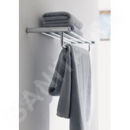 Duravit D-Code - Étagère porte-serviettes, longueur 600 mm, chrom 0099251000