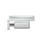 Duravit Karree - Porte-savon avec support, chrome/verre dépoli 0099521000