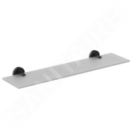 Ideal Standard IOM - Étagère, longueur 520 mm, noir / verre satiné A9124XG
