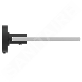 Ideal Standard IOM - Étagère, longueur 520 mm, noir / verre satiné A9124XG