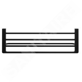 Ravak 10° - Étagère avec porte-serviettes, 630 mm, noir X07P563