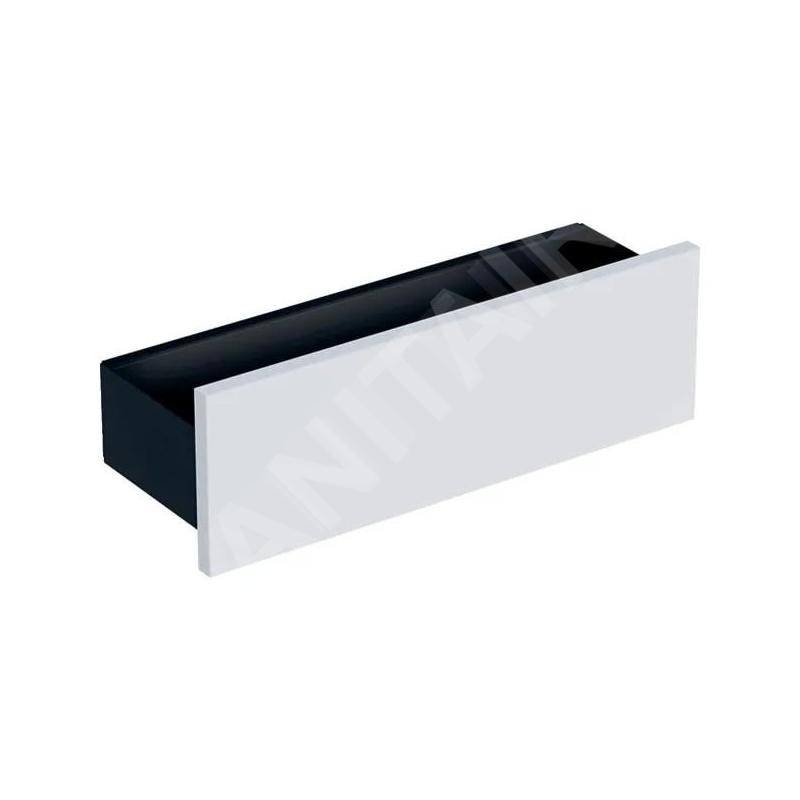 Geberit Smyle Square - Étagère 450 mm, lave / blanc 500.362.00.1