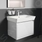Ideal Standard IOM Square - Gobelet pour brosse à dents et dentifrice avec support, verre mat / chrome E2205AA