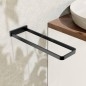 Steinberg 450 - Porte-serviettes, longueur 353 mm, noir mat 450 2550 S
