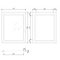 Sapho Miroirs - Miroir Ambiente dans un cadre, 720x920 mm, patine bronze NL700 Sapho Miroirs - Miroir Ambiente dans un cadre, 720x920 mm, patine bronze NL700
