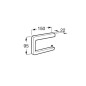 Roca Tempo - Porte-papier toilette, chrome A817034001