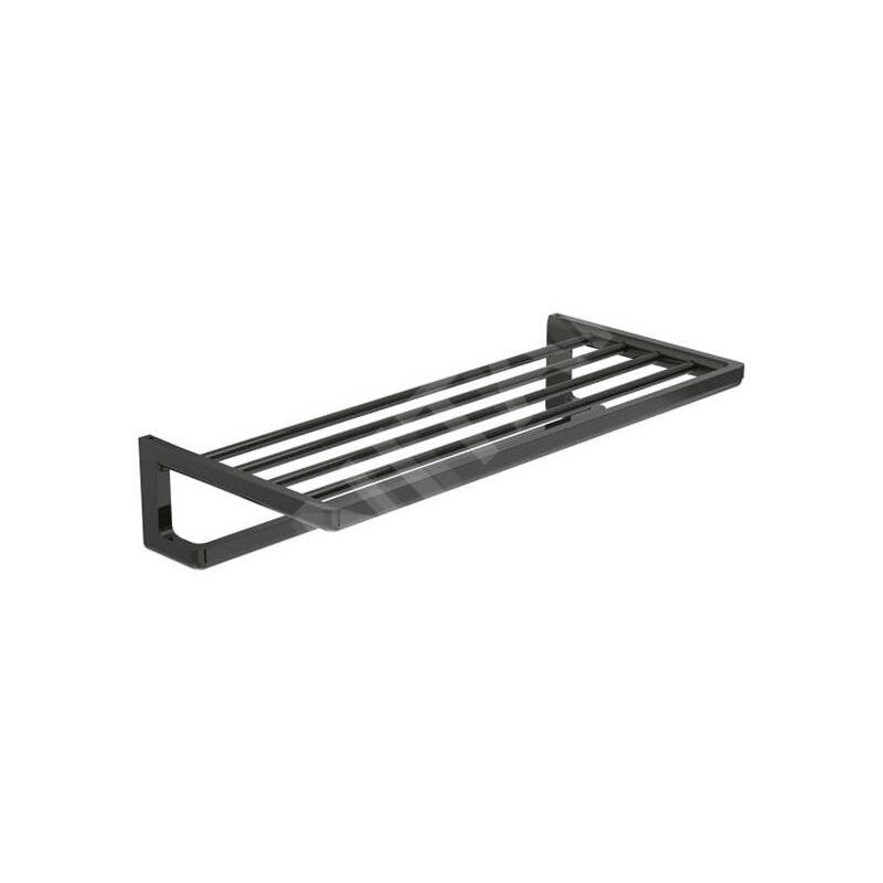 Roca Tempo - Étagère pour serviettes, longueur 600 mm, noir A817032CN0
