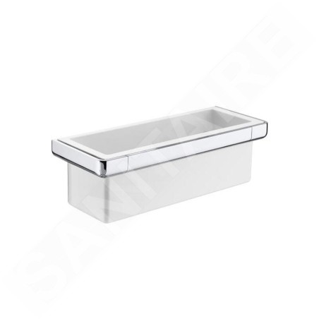 Roca Tempo - Étagère, longueur 300 mm, chrome / blanc A817028001