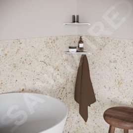 Ravak Slim - Tablette d'angle, blanc/blanc X07P652