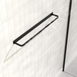 Steinberg 450 - Porte-serviettes, longueur 608mm, noir mat 450 2600 S