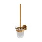 Steinberg 660 - Brosse WC murale avec support, verre dépoli/or rose 660 2911 RG