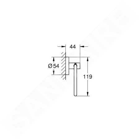 Grohe QuickFix Start - Porte-papier toilette, supersteel 41200DC0