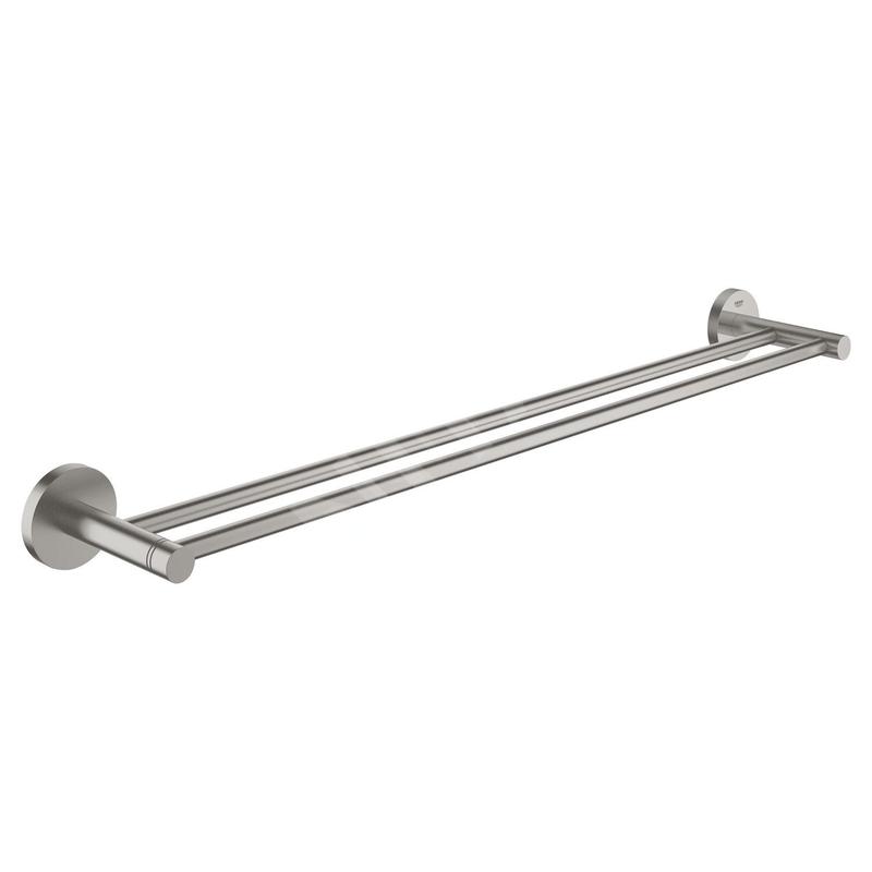 Grohe QuickFix Start - Porte-serviettes double, supersteel 41203DC0