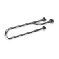 Sanela Poignées - Poignée, longueur 80 cm, inox mat SLZM 14X