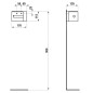 Laufen VAL - Porte-rouleau toilette avec couvercle, noir mat H8722817160001