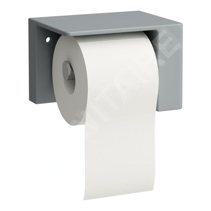 Laufen VAL - Porte-papier toilette avec couvercle, graphite mat H8722817580001
