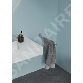 Ideal Standard IOM - Porte-serviettes, pivotant, longueur 37 cm, chrome A7651AA