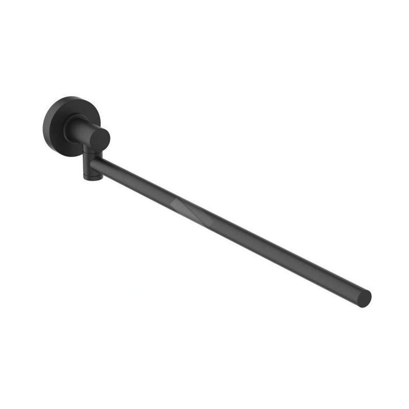 Ideal Standard IOM - Porte-serviettes, pivotant, longueur 37 cm, noir soyeux A7651XG