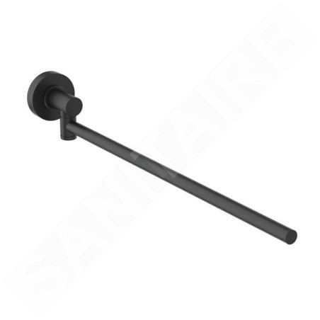 Ideal Standard IOM - Porte-serviettes, pivotant, longueur 37 cm, noir soyeux A7651XG