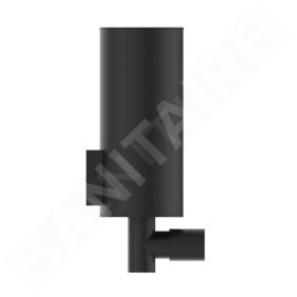 Ideal Standard IOM - Distributeur de savon avec support, noir soyeux A7925XG