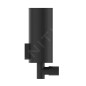 Ideal Standard IOM - Distributeur de savon avec support, noir soyeux A7925XG