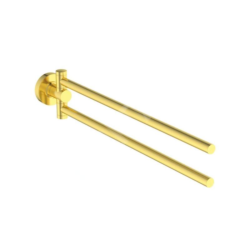 Ideal Standard IOM - Porte-serviettes, pivotant, longueur 37 cm, or brossé A9131A2