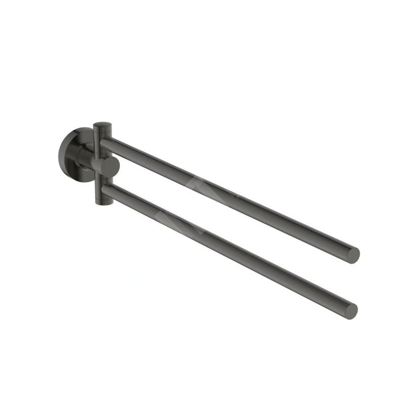Ideal Standard IOM - Porte-serviettes, pivotant, longueur 37 cm, Magnetic Grey A9131A5