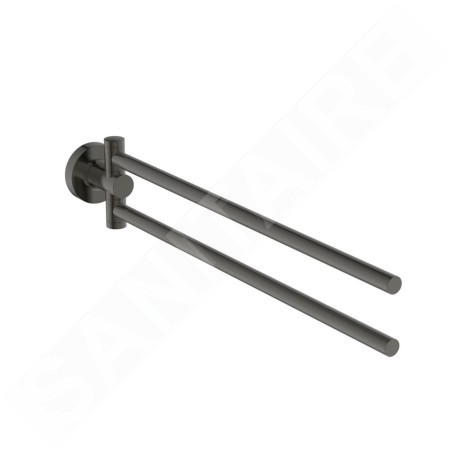 Ideal Standard IOM - Porte-serviettes, pivotant, longueur 37 cm, Magnetic Grey A9131A5