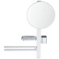 Ideal Standard ALU+ - Miroir avec porte-serviettes, tablette et gobelet pour brosses à dents et dentifrice, argenté BD588SI Ideal Standard ALU+ - Miroir avec porte-serviettes, tablette et gobelet pour brosses à dents et dentifrice, argenté BD588SI