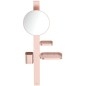 Ideal Standard ALU+ - Miroir cosmétique avec étagère et gobelet pour brosses à dents et dentifrice, rosé BD589RO Ideal Standard ALU+ - Miroir cosmétique avec étagère et gobelet pour brosses à dents et dentifrice, rosé BD589RO