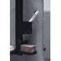 Ideal Standard ALU+ - Miroir cosmétique avec étagère et gobelet pour brosses à dents et dentifrice, soie noire BD589XG Ideal Standard ALU+ - Miroir cosmétique avec étagère et gobelet pour brosses à dents et dentifrice, soie noire BD589XG