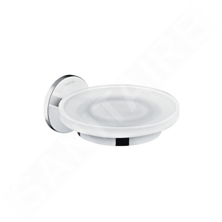 Laufen Cana - Porte-savon avec support, verre/chrome H3831310040001
