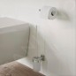 Laufen Cana - Brosse WC avec support mural, verre/chrome H3841310040001