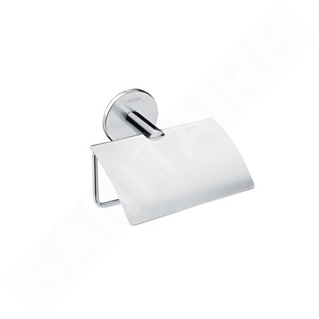 Laufen Cana - Porte-papier de toilette avec couvercle, chrome H3841320040011