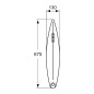 Ideal Standard Urinoirs - Séparateur d'urinoir en céramique, blanc S612001