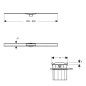 Geberit CleanLine - Caniveau de douche en inox, 300-900 mm, pour carrelage de faible épaisseur 154.458.00.1 Geberit CleanLine - Caniveau de douche en inox, 300-900 mm, pour carrelage de faible épaisseur 154.458.00.1