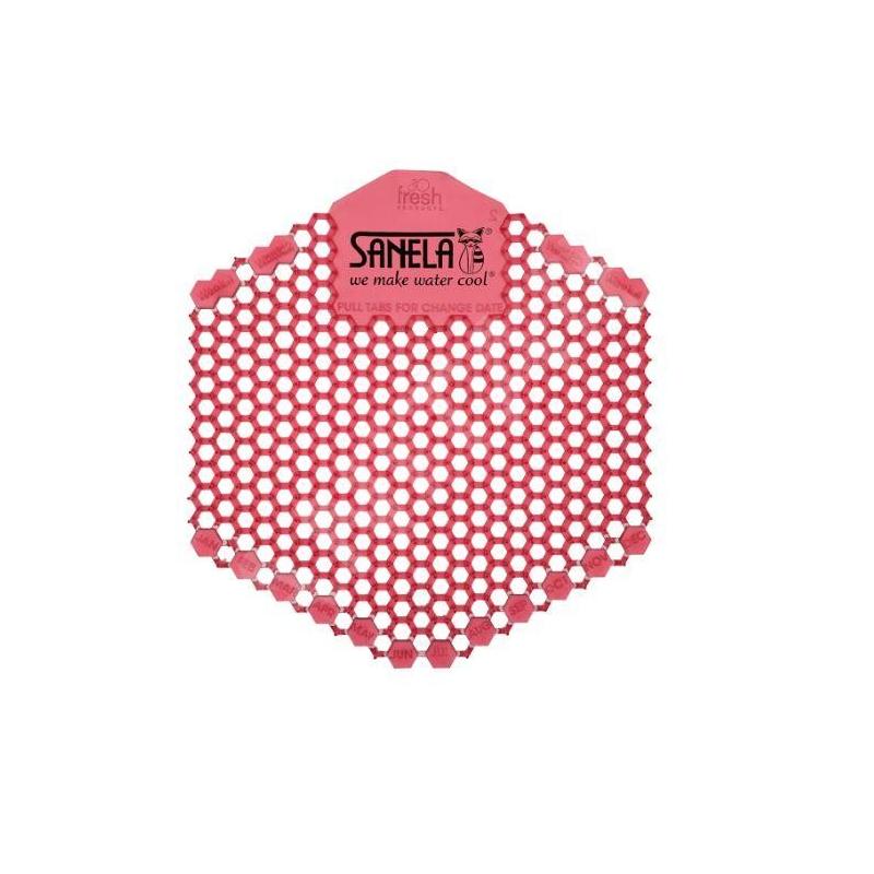 Sanela Accessoires - Filtre parfumé pour urinoir kiwi/pamplemousse, rouge SLA 11A