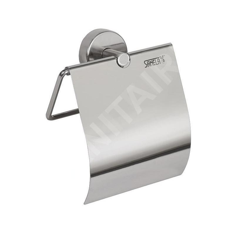 Sanela Accessoires en inox - Porte-papier toilette, inox brillant SLZN 09
