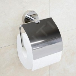 Sanela Accessoires en inox - Porte-papier toilette, inox brillant SLZN 09