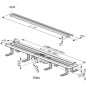 Ravak Zebra - Garniture de vidage pour douche avec grille en inox, 750 mm X01433 Ravak Zebra - Garniture de vidage pour douche avec grille en inox, 750 mm X01433